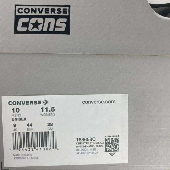 Converse x Alexis Sablone One Star Pro Ox Low Top White Mens - Picture 10 of 11